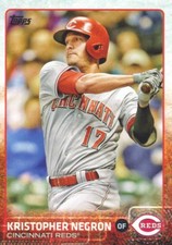 2015 Topps #547 Kristopher Negron Cincinnati Reds