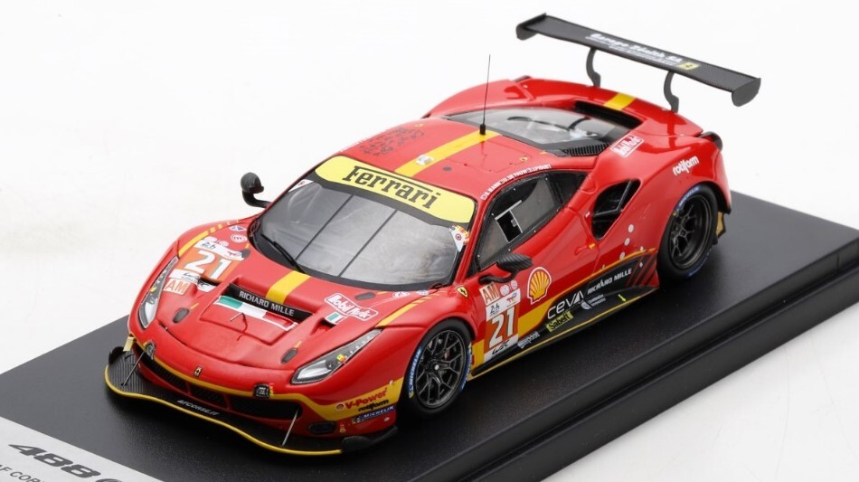 Looksmart FERRARI 488 GTE EVO N.21 LE MANS 2023 MANN/PIGUET/DE PAUW 1:43
