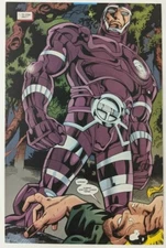 Machine Man X-51 Comic Panel Poster Art Splash Page Joe Bennett Marvel