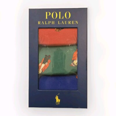 Polo Ralph Lauren Men's Polo Bear Boxer Brief 3-Pack Size Extra Large NEW