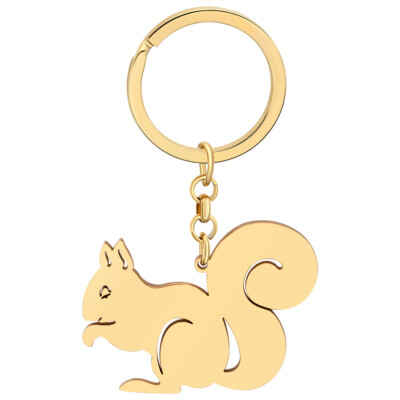 Squirrel Charm for Keyring