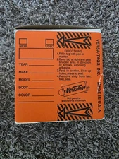 Versa-Tags Car Dealer 250 Key Tags Self Laminating With Metal Rings