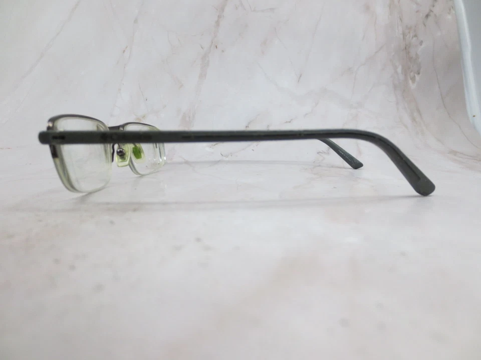 Marco de gafas Columbia para mujer negro metal cuadrado medio borde 49-18-135 Foto 3 de 4