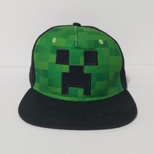 Hat Minecraft Junior Size Adjustable Used