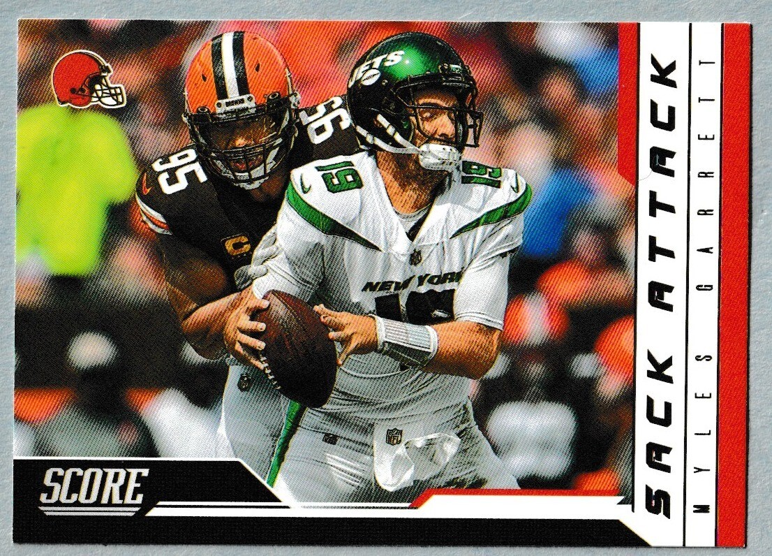 2023 Panini Score Football Sack Attack Myles Garrett #2 Cleveland
