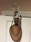 Vintage Cast Metal Hanging Light Lamp AMPLEX SALVAGE No Cord — photo 2