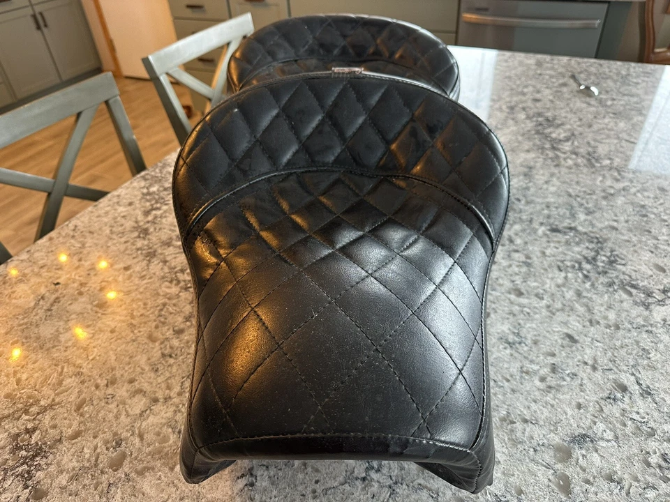 Saddlemen Honda CB750C Driver Rider Passenger Seat Diamond Stitch 2up - Image 2 of 4