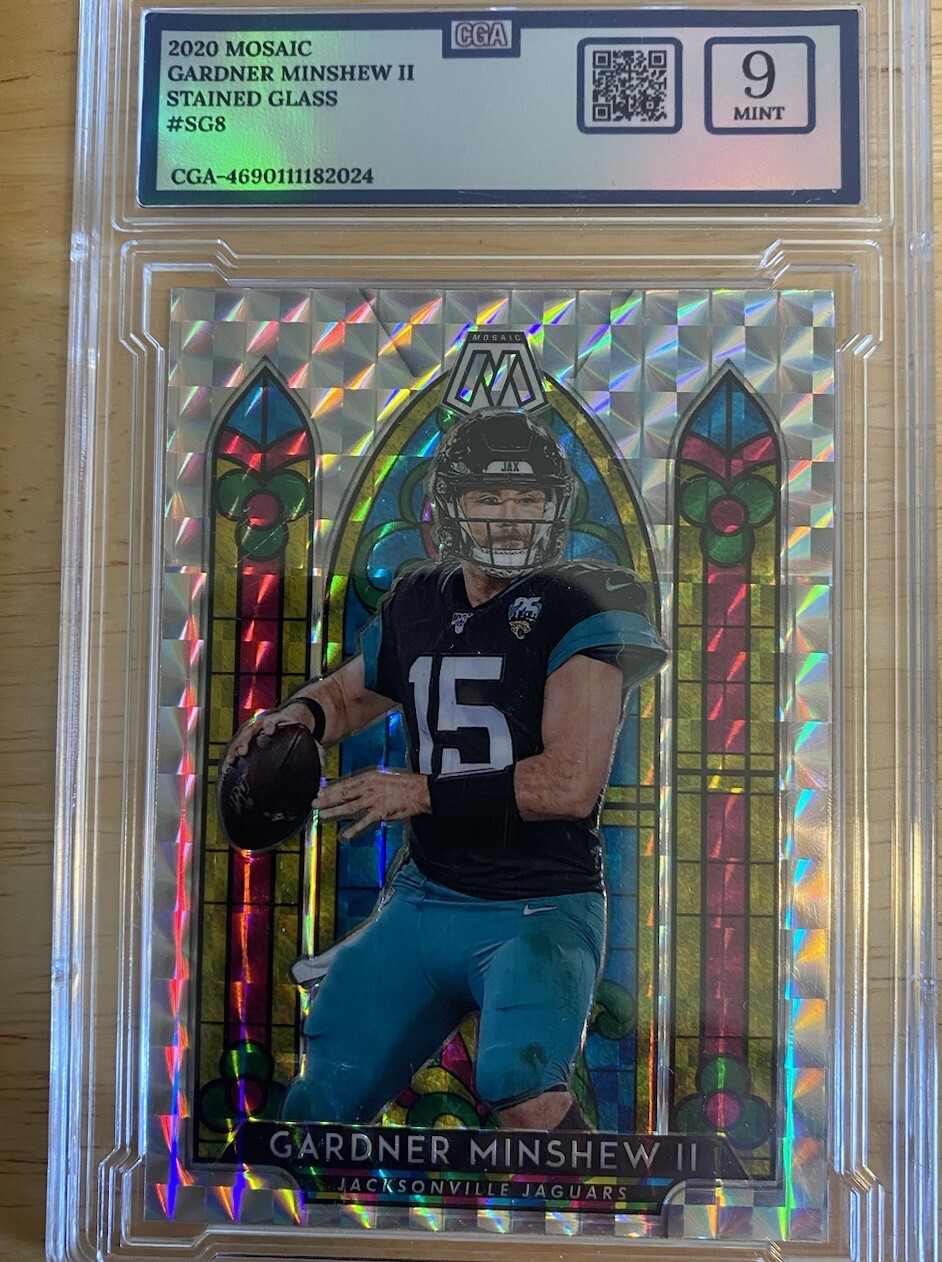 2020 Panini Mosaic Gardner Minshew II Stained Glass #SG8 SGC 9