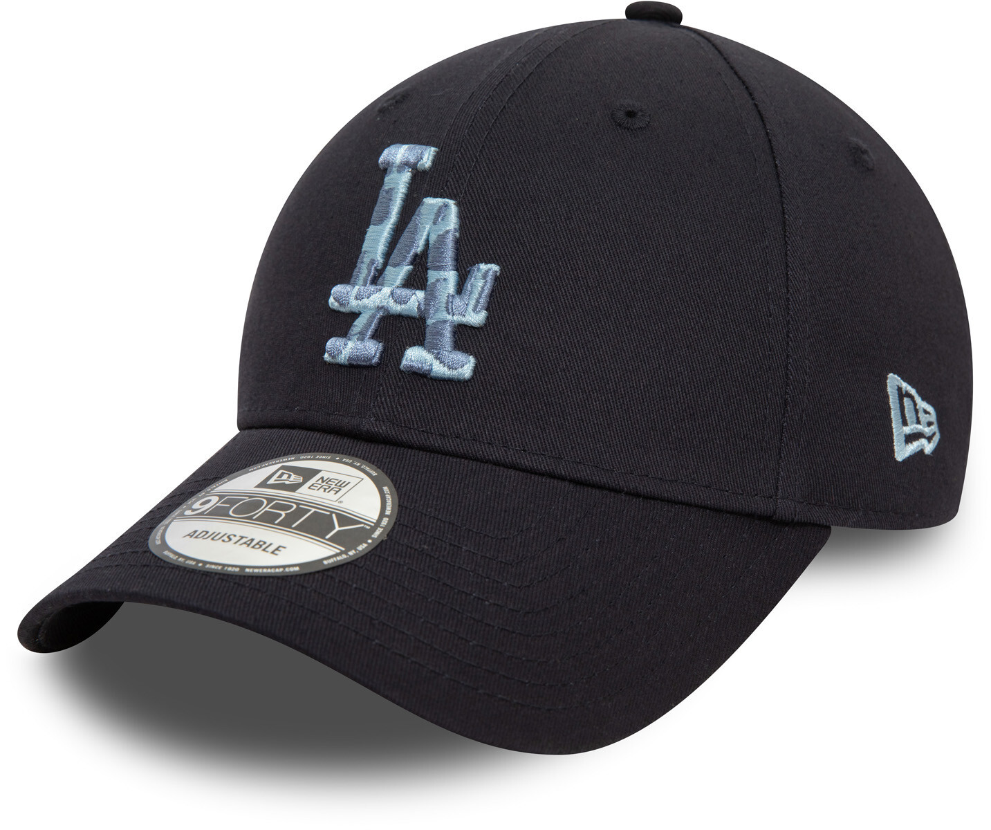 Los Angeles Dodgers New Era 9Forty MLB Camo Logo Navy Baseball Cap