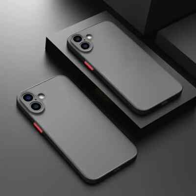 Fashion Skin Feel Handyhülle passend für iPhone 16 Plus schwarz