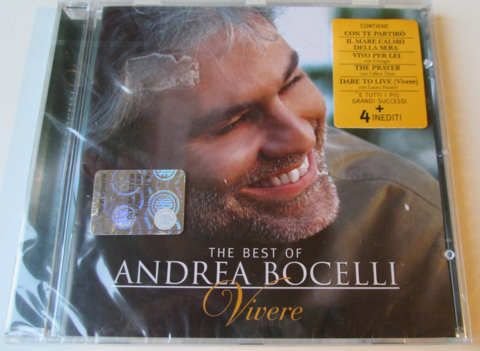 # ANDREA BOCELLI - THE BEST, VIVERE   -  CD NUOVO SIGILLATO - 2007