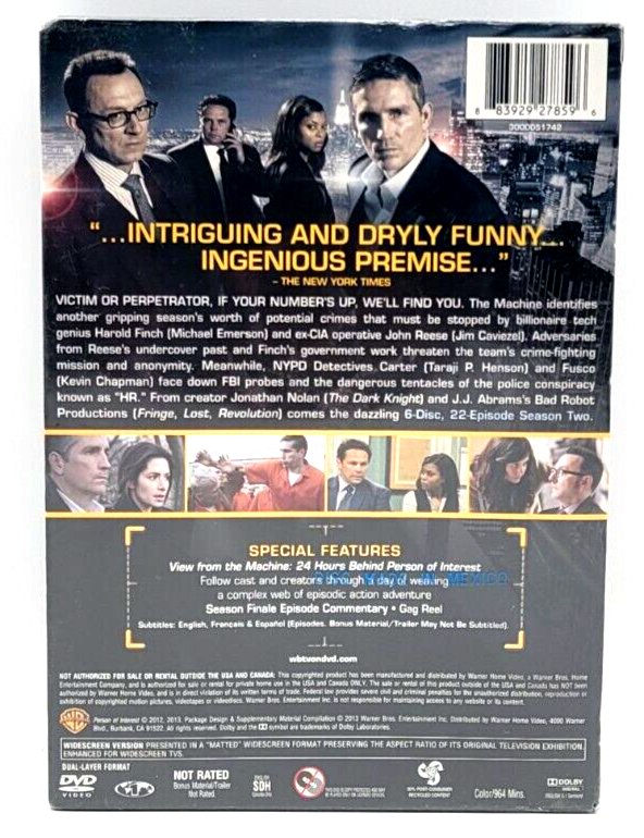(未使用･未開封品)　Person of Interest: Complete Second Season [DVD] [Import] 60wa65s PERSON OF INTEREST THE COMPLETE SECOND SEASON DVD FACTORY