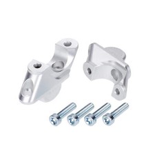 Lenkererhöhung 30mm silber mit Versatz für ...