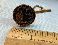 Vintage NASA Apollo 17 Launch Team Member Lapel Pin or Tie Tack or Hat Pin