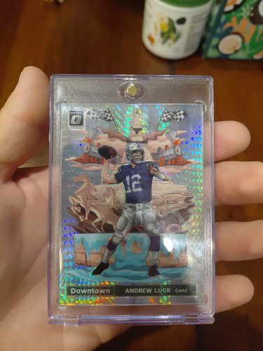 Andrew Luck #DT-6 2019 Donruss Optic Downtown card