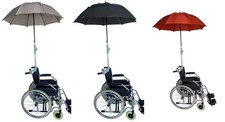 Rollatorschirm UV-Schutz Höhenverstellbar für Rollstuhl Rollator windsicher