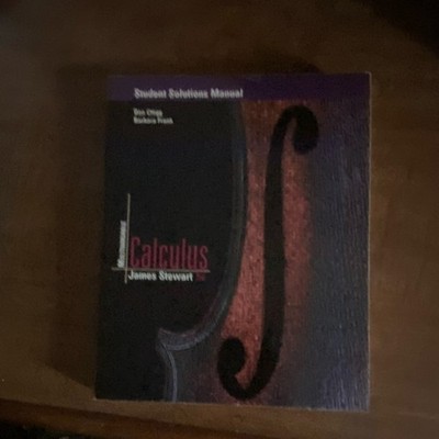 Student Solutions Manual Calculus Paperback by James Stewart