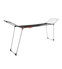 Stendibiancheria Vileda "Infinity Flex Ultimate" nero estensibile 117-205 cm