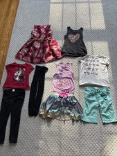 9 Girls Clothes Christmas Dress Shorts sz 5 6 6X 7 Jojo J Crew Tucker & Tate