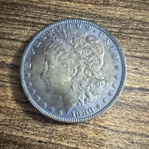 1880 Morgan Silver Dollar $1 Coin Circulated Business Strike 0.9 Fineness