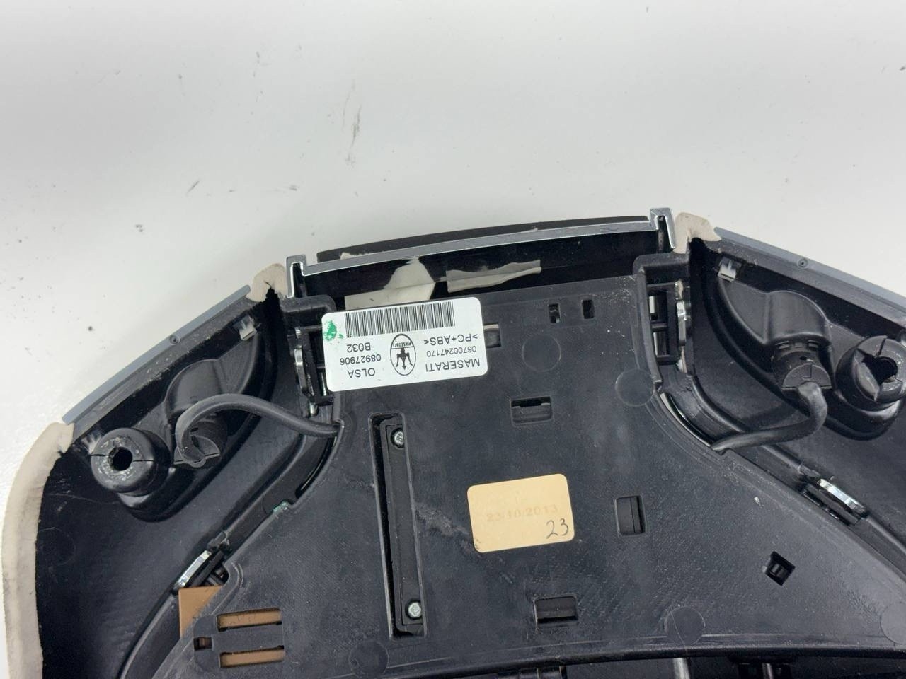 M157 MASERATI GHIBLI 14-17 OVERHEAD DOME LIGHT & SUNROOF CONTROL SWITCH 412