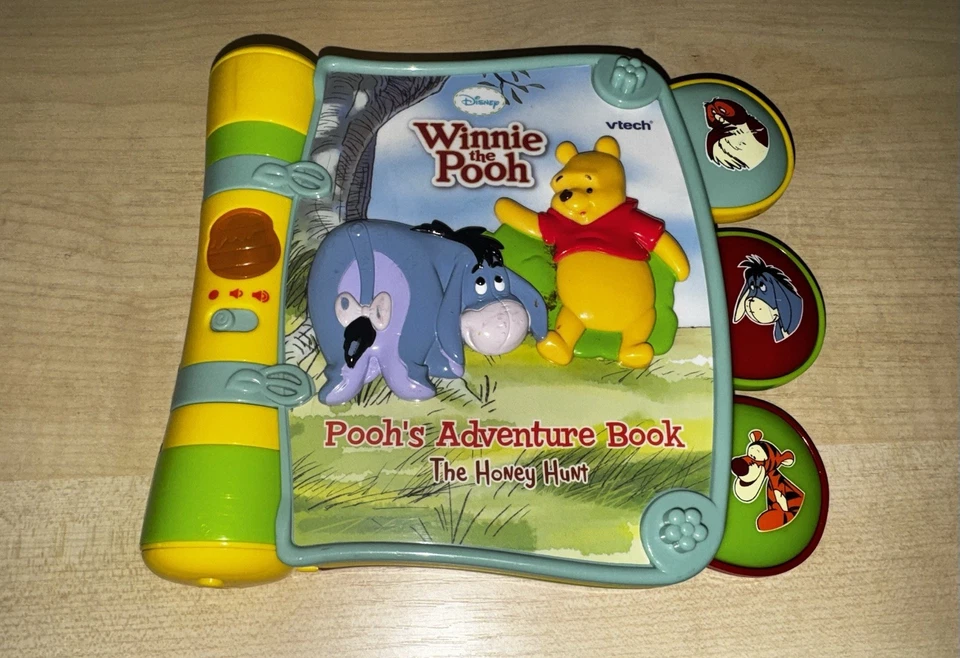 Vtech Disney Electronic Winnie The Pooh’s Adventure Book The Honey Hunt vintage - Image 2 of 4