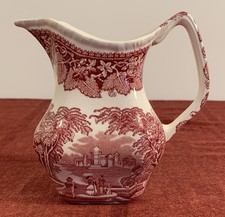 Mason's Ironstone Vista Pink Jug, 0.75 Pints