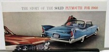 1960 Plymouth Dealer Color Sales Brochure Suburban Fury Belvedere Savoy