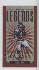 2020 Panini Legacy Legends Premium Edition Mini Ruby /75 Terrell Davis HOF 7m3