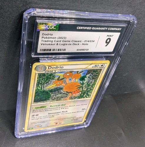 Dodrio 014/034 TCG English Classic Holo 2023 Venusaur & Lugia Ex Deck CGC 9  - Bild 13 von 18
