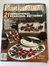 Quick  Easy Plastic Canvas Magazine Dec/Jan 1994 Vintage Issue