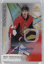 2019 SP Game Used Red Spectrum Premium Materials 12/15 Max Veronneau Auto 0s55