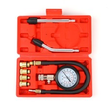 Compression Tester 8pcs Engine Tester Kit Professional 8pc-red