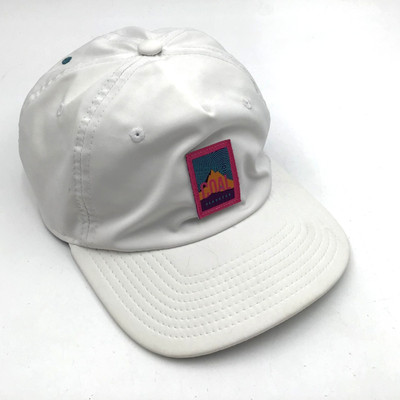 Coal Headwear Golf Hat White With Logo Lightweight Strap Back Adjustable Casual