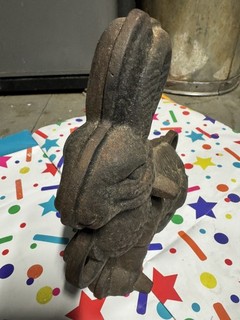 Vintage Griswold Erie PA Cast Iron Bunny Rabbit Cake Mold # 863