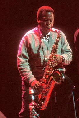 Wayne Shorter American saxophonist during a concert 2004 Old Music Photo