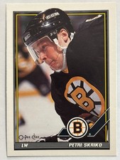 1991-92 O-Pee-Chee #30 Petri Skriko Boston Bruins