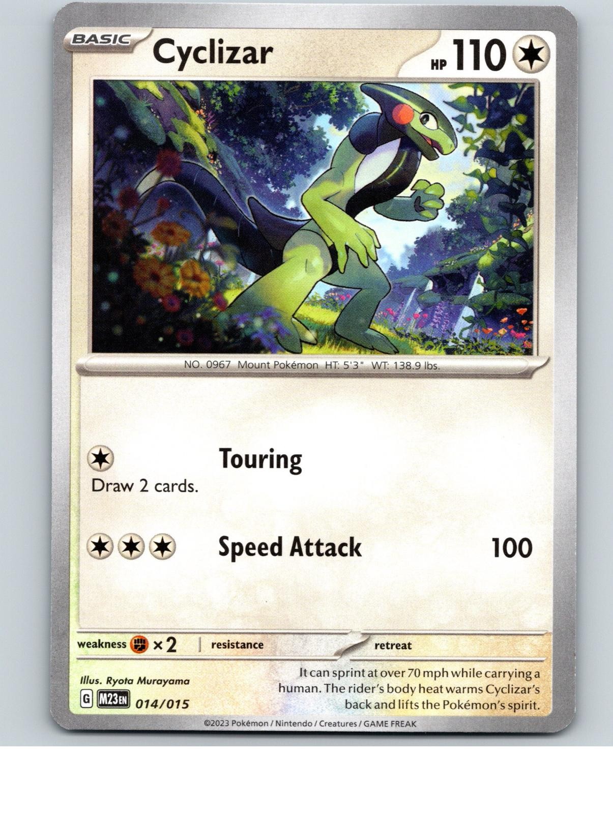 Cyclizar 014/015 Promo McDonald's Collection 2023 Pokemon Near Mint