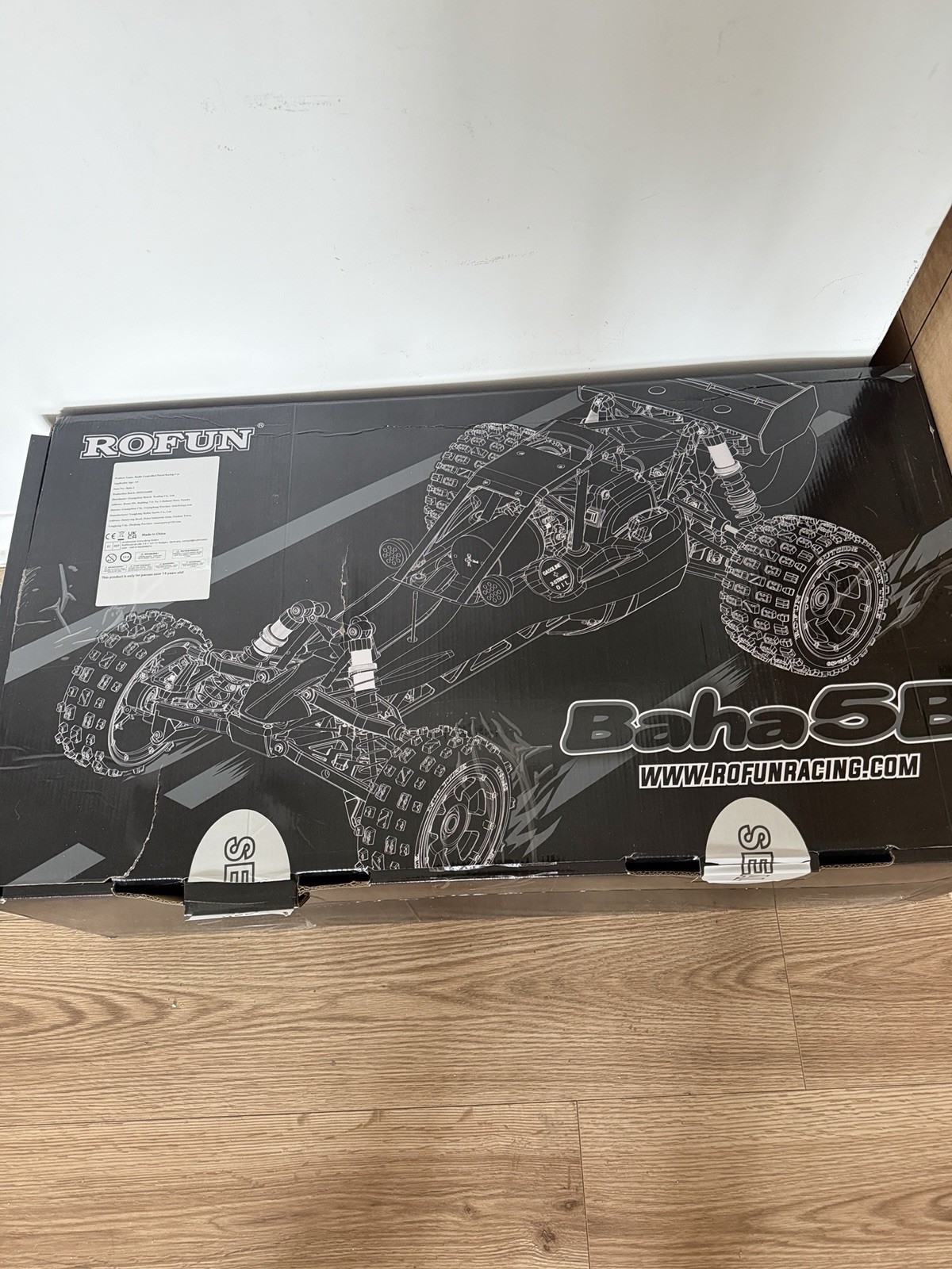 Baja Buggy 40cc Engine Ksrc 1:5 Scale - Black & Gray (up)