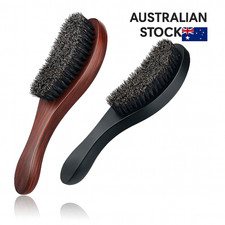 Natural Boar Bristle Hair Brush Wooden Handle for Beard and Hair Styling Men & W