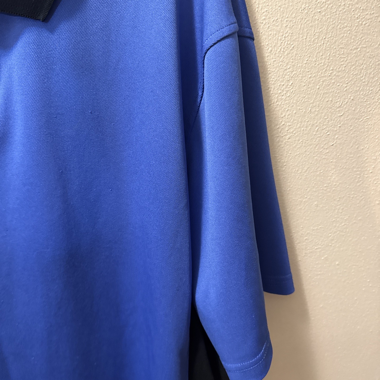 Culvers Shirt Sz XL Blue Black Uniform Polo Employee Work Short Sleeve