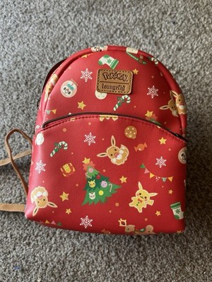 Loungefly Pokemon Holiday Decor Christmas Tree Mini Backpack Bag