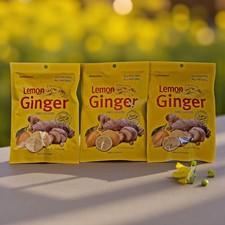 Songwha Lemon Ginger Hard Candies, 3.5 oz, Al...
