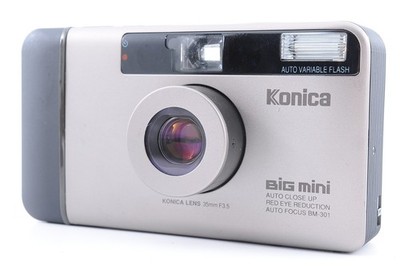 Konica Big Mini BM-301 Point & Shoot Film Camera [MINT Tested Works] From JAPAN