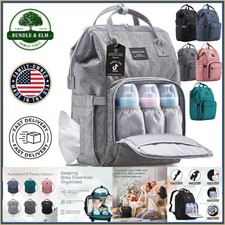 Multifunctional Baby Diaper Bag Backpack with Spacious Storage and Compartments