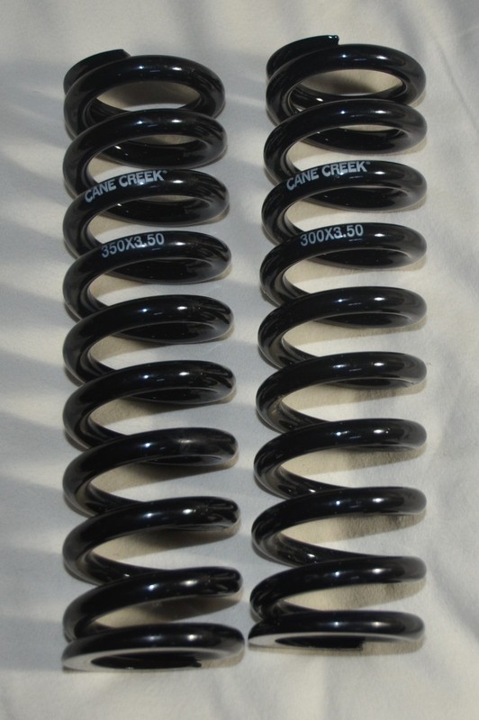 TWO Cane Creek Springs 350 × 3.50, 300 x 3.50 EUC