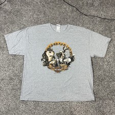 Y2K Harley-Davidson Looney Tunes T-Shirt Made in USA Size 2XL Taz Wiley Coyote
