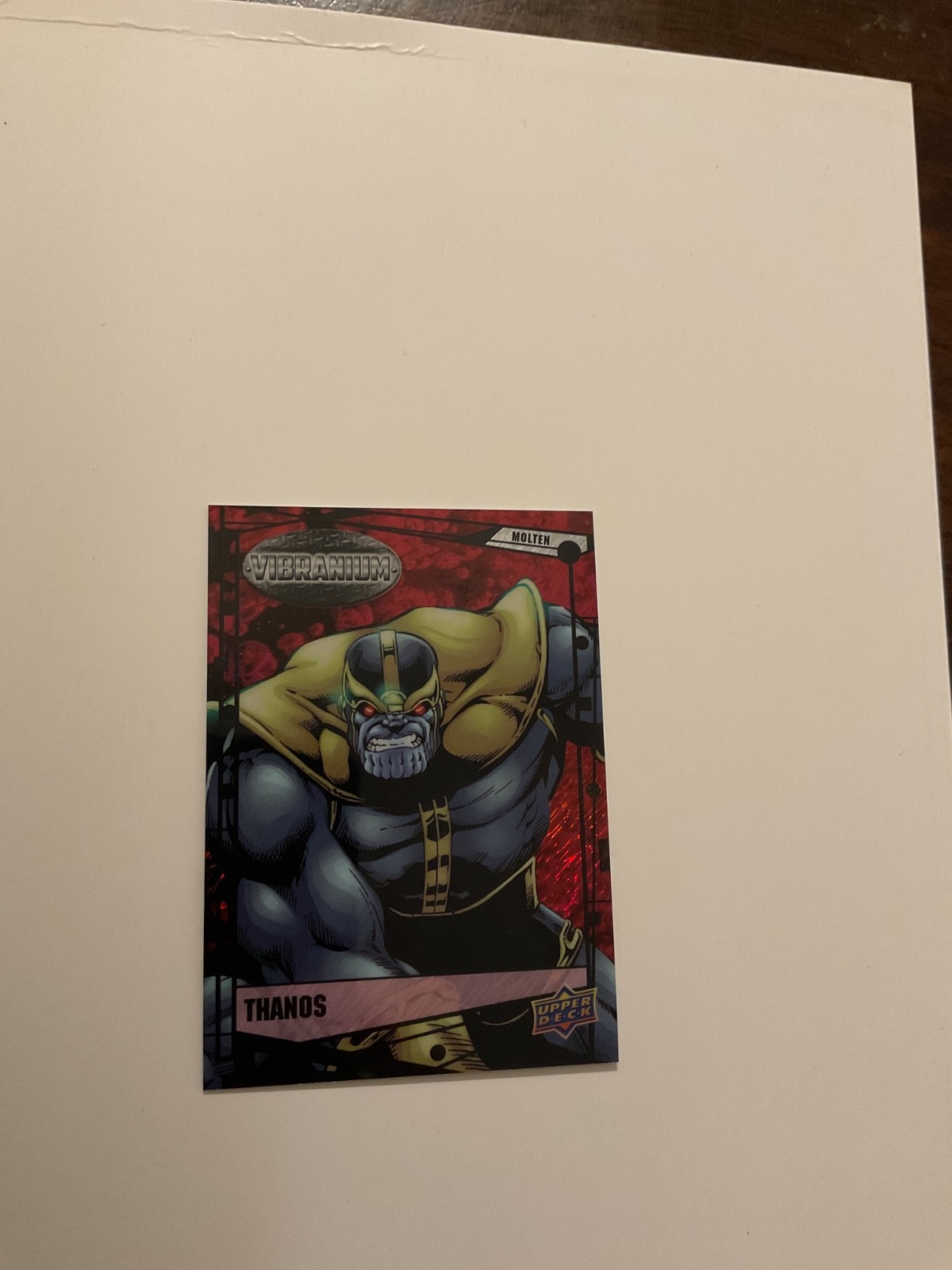 2015 Marvel Vibranium Molten #/299 Thanos Card 15