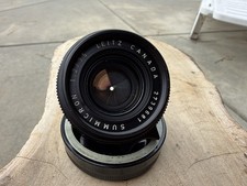Leica Leitz Canada Summicron-M 35mm F/2 V3 E39 Lens w/ Leica Hood  Back Cap