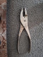 Vintage Forged Steel Products Vacuum Grip No.47 Inch Slip Joint Pliers